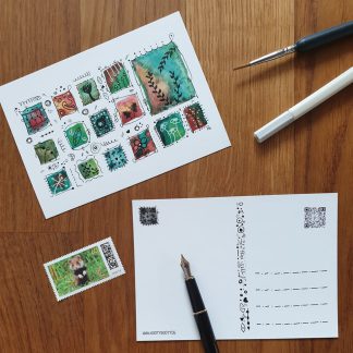 Postkarte "Green Stamps"